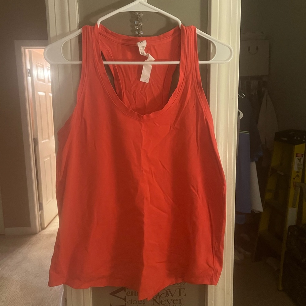 Lululemon Women's Red/pink Tank Top
